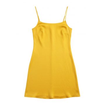 Rochie din matase cu decolteu patrat -