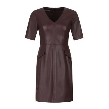 Rochie din piele ecologica