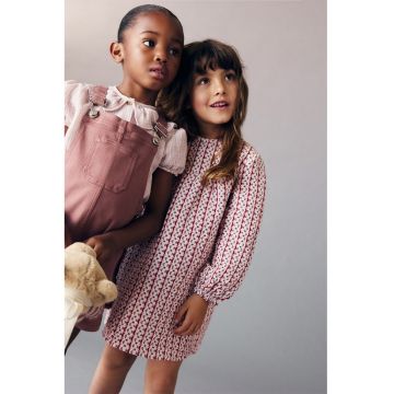 Rochie evazata cu maneci lungi