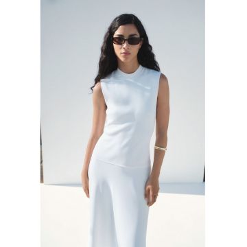 Rochie maxi fara maneci