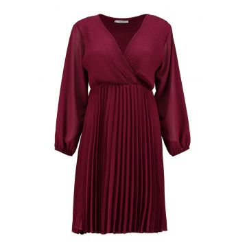 Rochie midi cu croiala in A