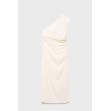 Rochie midi cu decolteu pe un umar