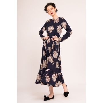 Rochie midi cu imprimeu floral