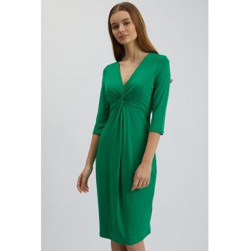 Rochie midi cu model petrecut