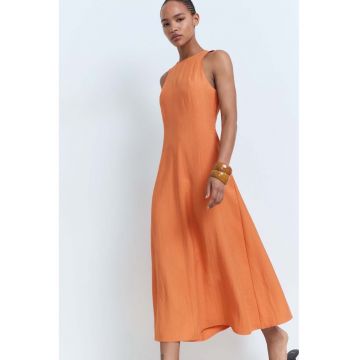 Rochie midi vaporoasa