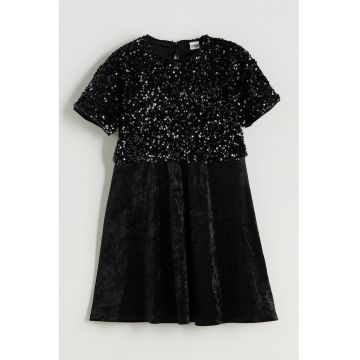 Rochie mini cu paiete