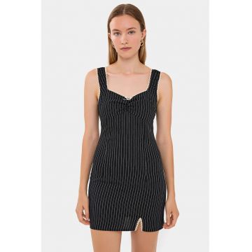 Rochie mini -  Poliester - Negru