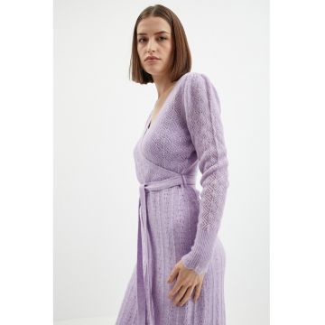 Rochie petrecuta din tricot fin