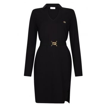 Rochie scurta cu curea asortata