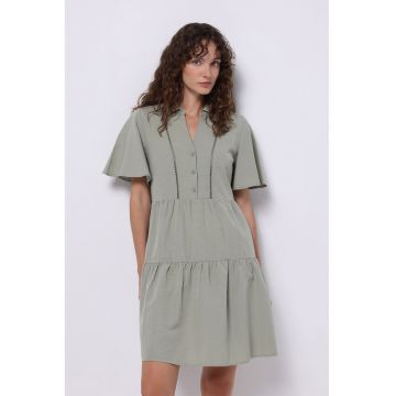 Rochie scurta cu guler