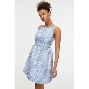 Rochie scurta cu model floral