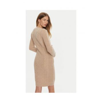 Rochie scurta din amestec de lana