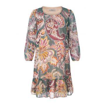 Rochie scurta imprimeu paisley