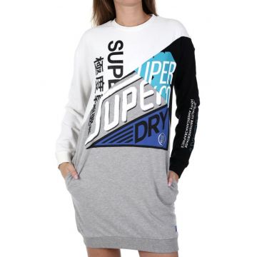 Rochie - Superdry - Bumbac/Poliester - Multicolor -