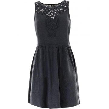 Rochie - Superdry - Viscoza/In - Negru -