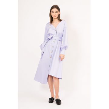Rochie tip camasa asimetrica