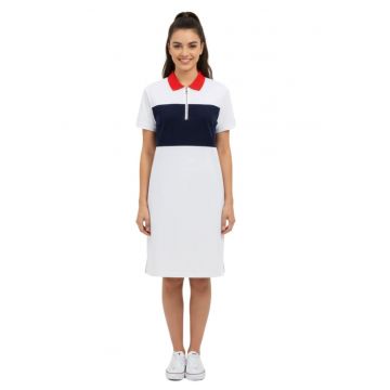 Rochie tip polo - lejera cu maneca scurta -