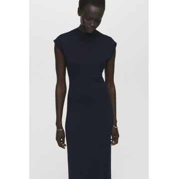 Rochie tricotata fin cu croiala in A