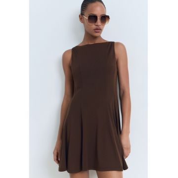 Rochie uni din amestec de bumbac