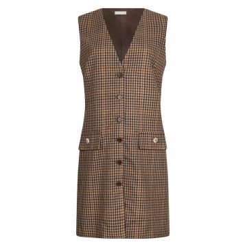 Rochie-vesta cu model in carouri