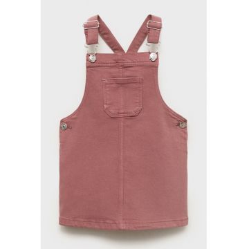 Sarafan de denim cu buzunar