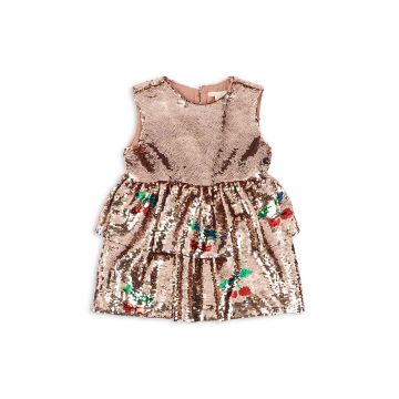 Konges Sløjd rochie fete LULU DRESS culoarea bej, mini, evazată, KS101574