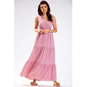 Lunga Rochie Fara maneca A581