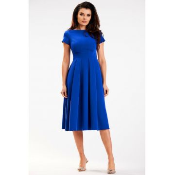 Midi Rochie Maneca scurta - La baza gatului A569