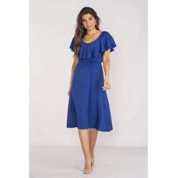 Midi Rochie Maneca scurta Rotund A659