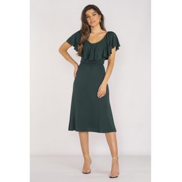 Midi Rochie Maneca scurta Rotund A659