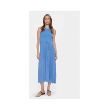 Rochie casual Dama -  Albastru - 95% viscoza - 5% elastan