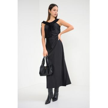 Rochie cu croiala in A fara maneci