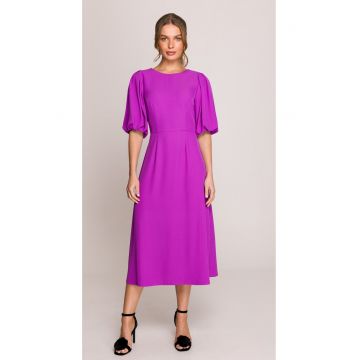 Rochie cu maneci bufante -