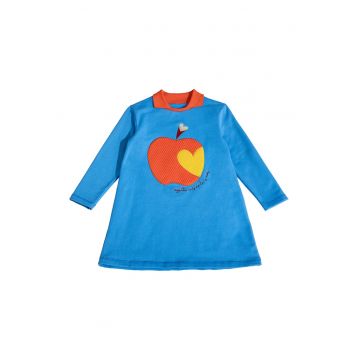 Rochie dreapta cu maneci lungi