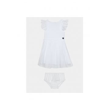 Rochie fete -  370374 - Alb - Viscoza -