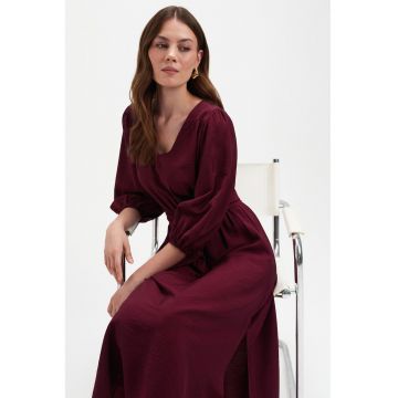 Rochie midi cu cordon