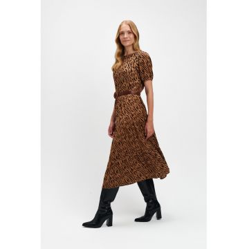 Rochie midi cu imprimeu