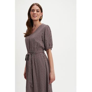 Rochie mini cu model si decolteu in V