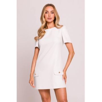 Rochie mini in forma de trapez -