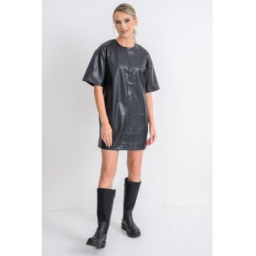 Rochie scurta din piele ecologica