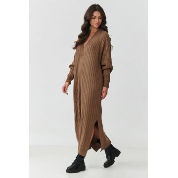 Rochie tip pulover su striatii -