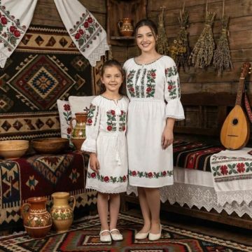 Set rochii traditionale Mama si Fiica 88