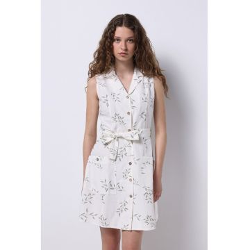 Rochie-camasa din amestec de in