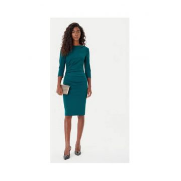 Rochie cocktail Dama -  Verde - poliester - elastan