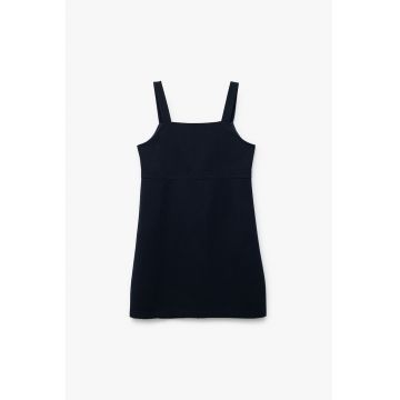 Rochie cu croiala dreapta si model uni