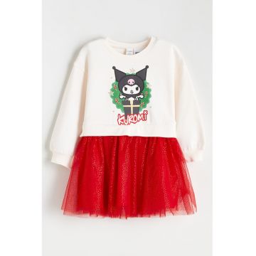 Rochie cu design 2-in-1 si imprimeu Kuromi