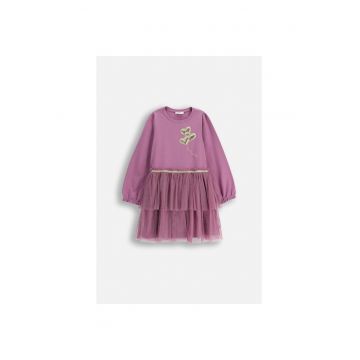 Rochie cu volane si tulle