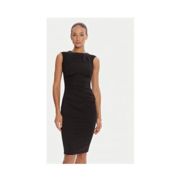 Rochie de cocktail -  neagra - 95% poliester - 5% elastan -