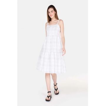 Rochie de dama -  alb - poliester