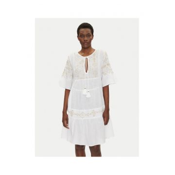 Rochie de vara dama  alb - fabric usor